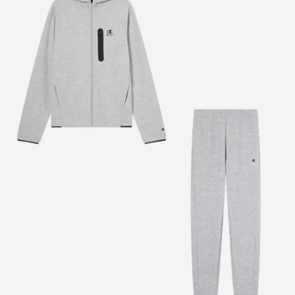 Мъжки анцуг Champion Hooded Full Zip C-tech Slim Fit Tracksuit