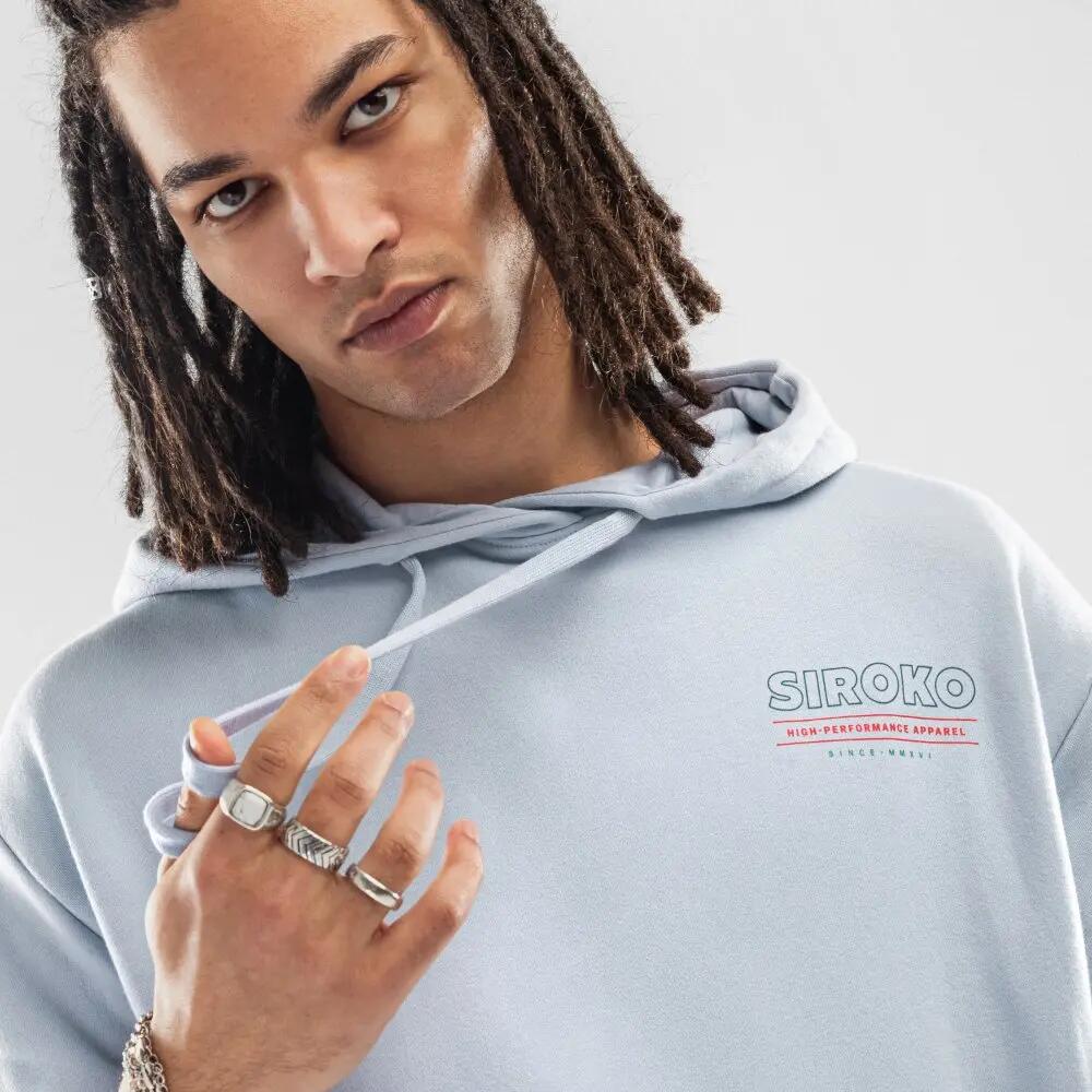 Sweat à capuche homme Lifestyle Rise Bleu 4/7