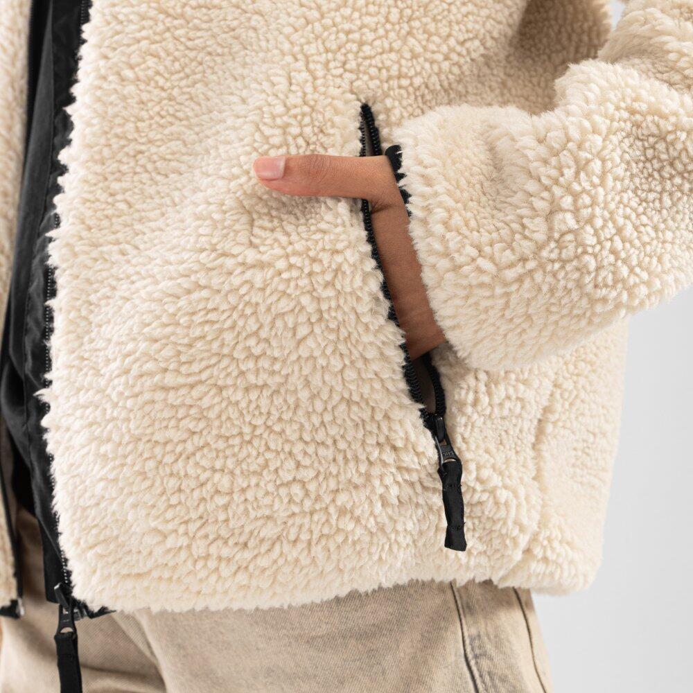 Veste sherpa femme Lifestyle Levi-W Beige 4/7