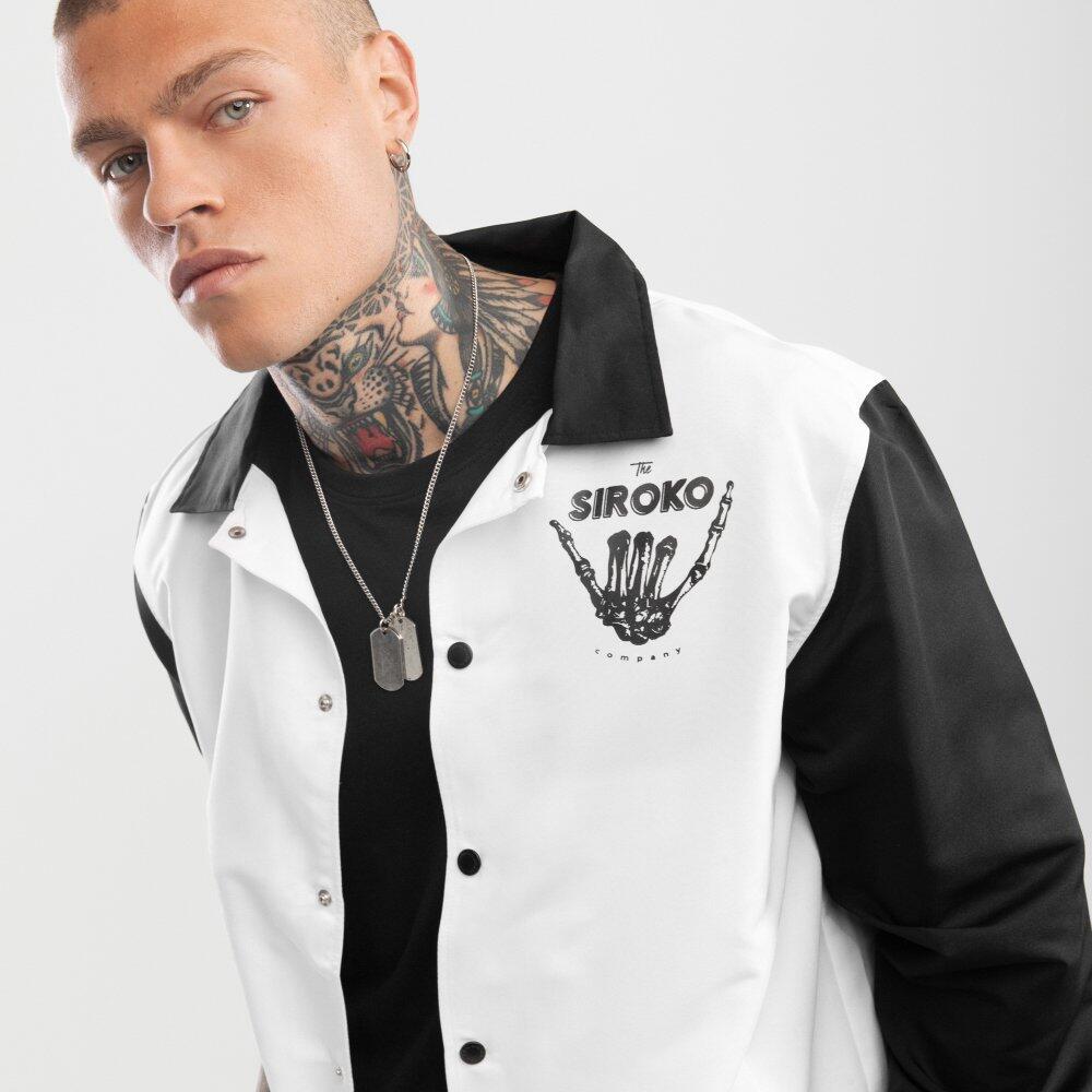 Veste coach homme Lifestyle Big Island Blanc 5/7
