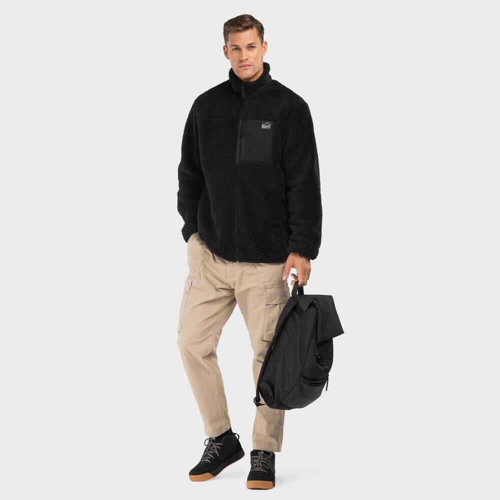 Chaqueta sherpa hombre lifestyle Blackcomb Negro 4/7