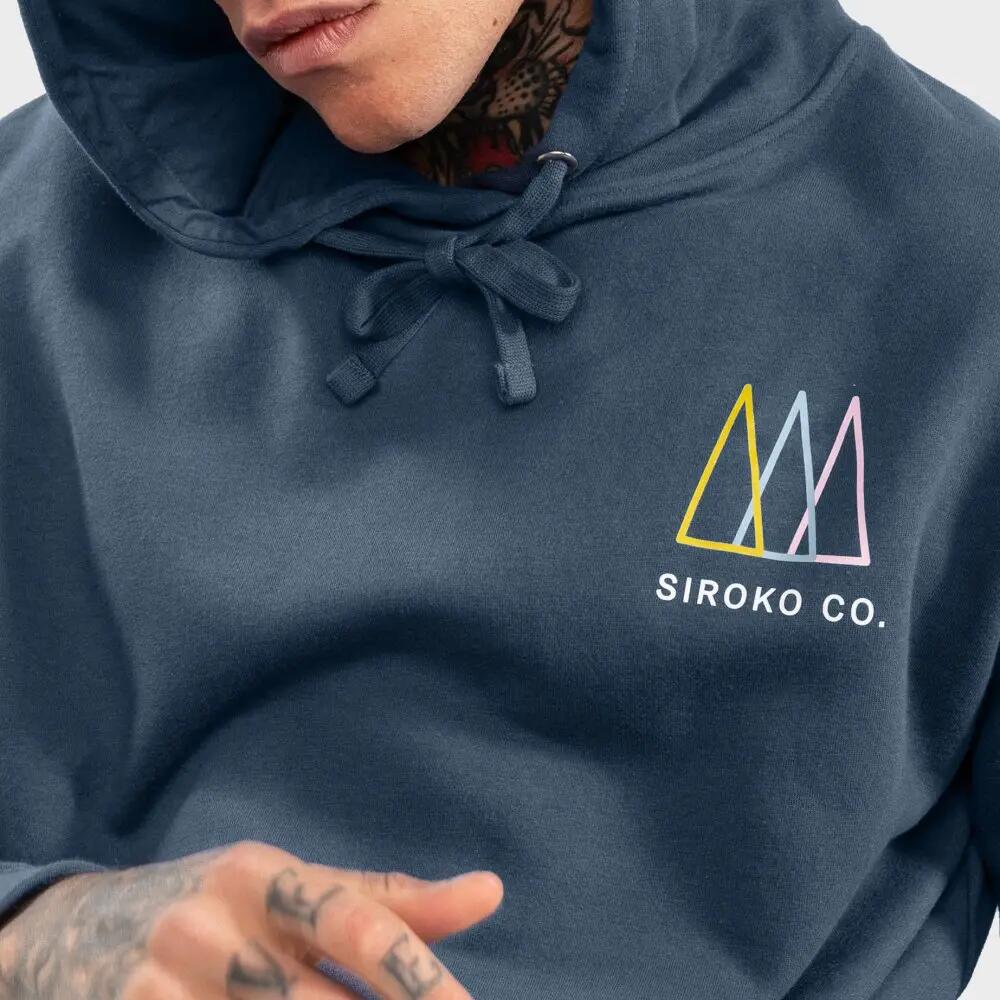 Men Lifestyle 's hooded sweatshirt Gradual Blue 4/7