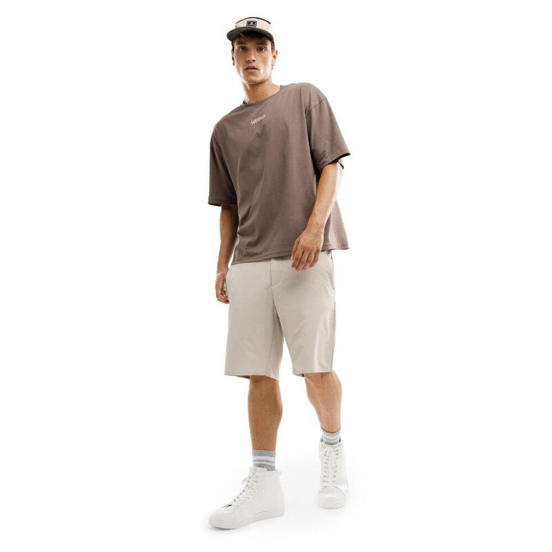 Tricou liber pentru bărbați IBZ Ibi Brown Maro