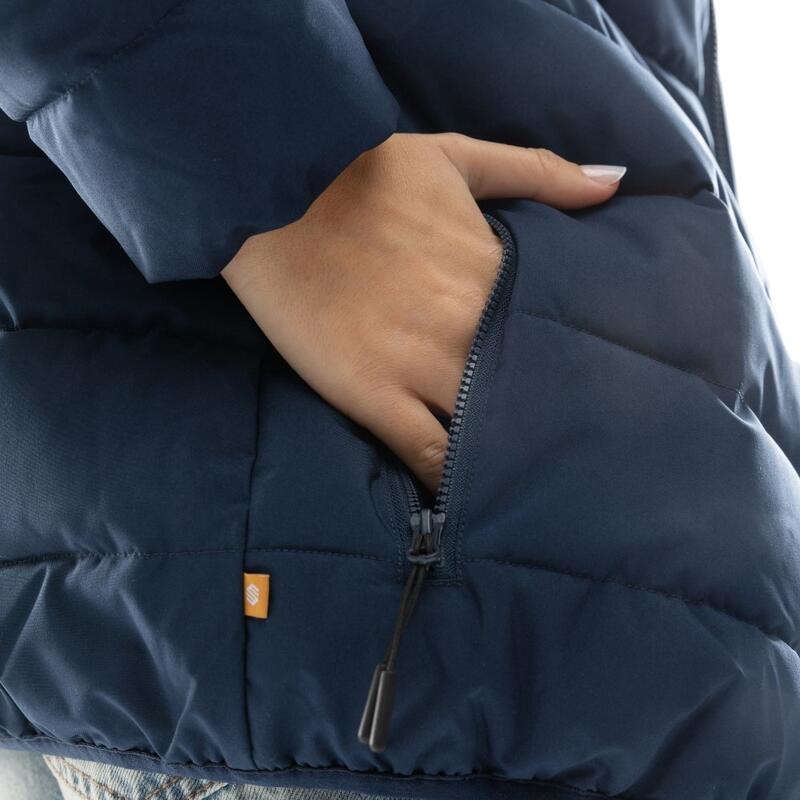 Jachetă puffer rezistentă la apă pentru femei Argus-W Albastru