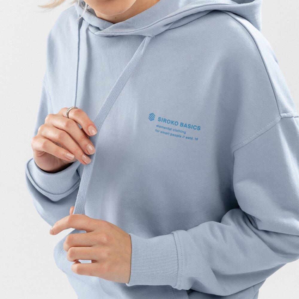Sweat à capuche femme Lifestyle Splash-W Bleu électrique 5/7