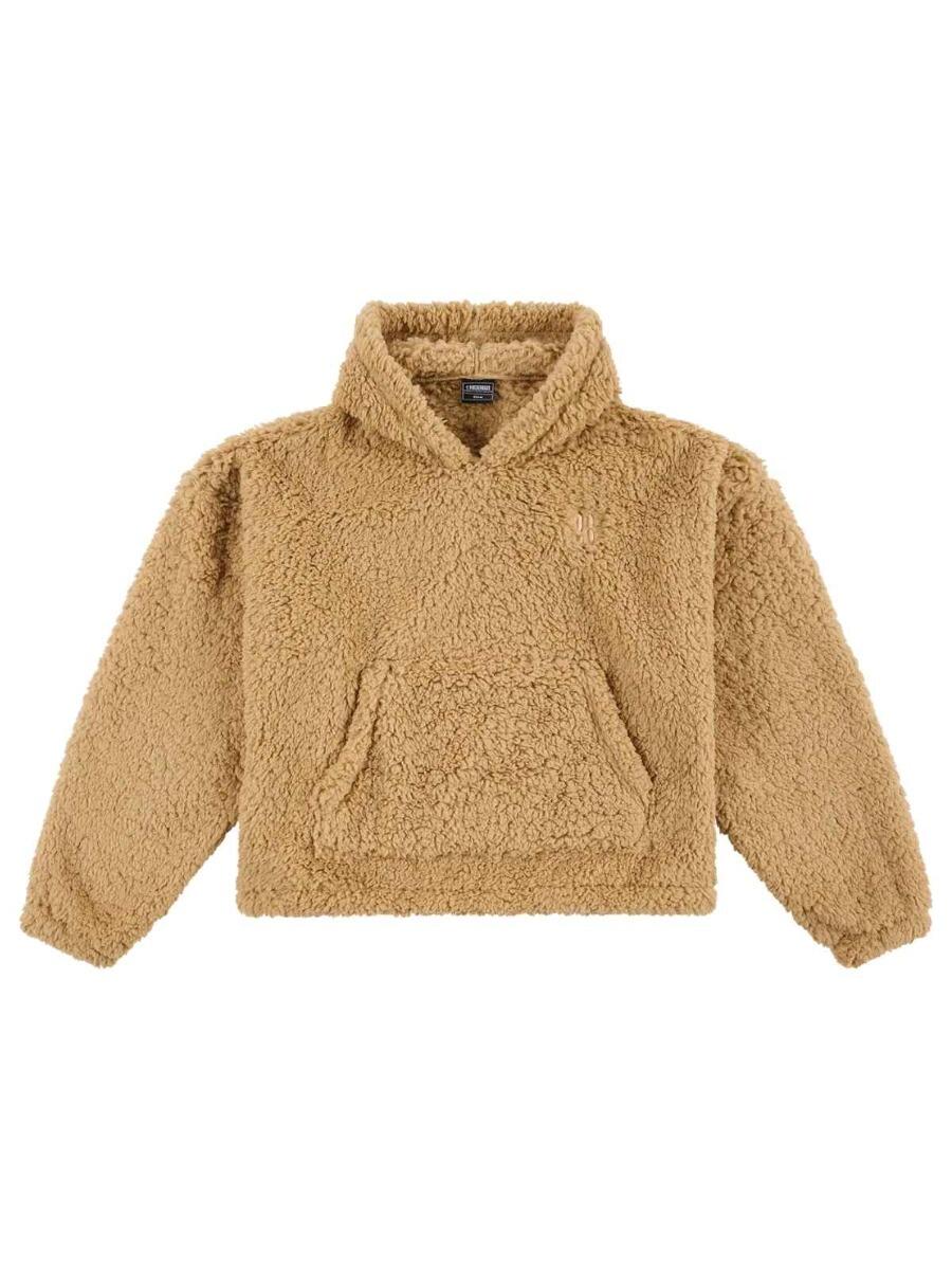 Sweat à capuche moelleux - Femme - Quatre saisons - Teddy - Sable chaud 6/6