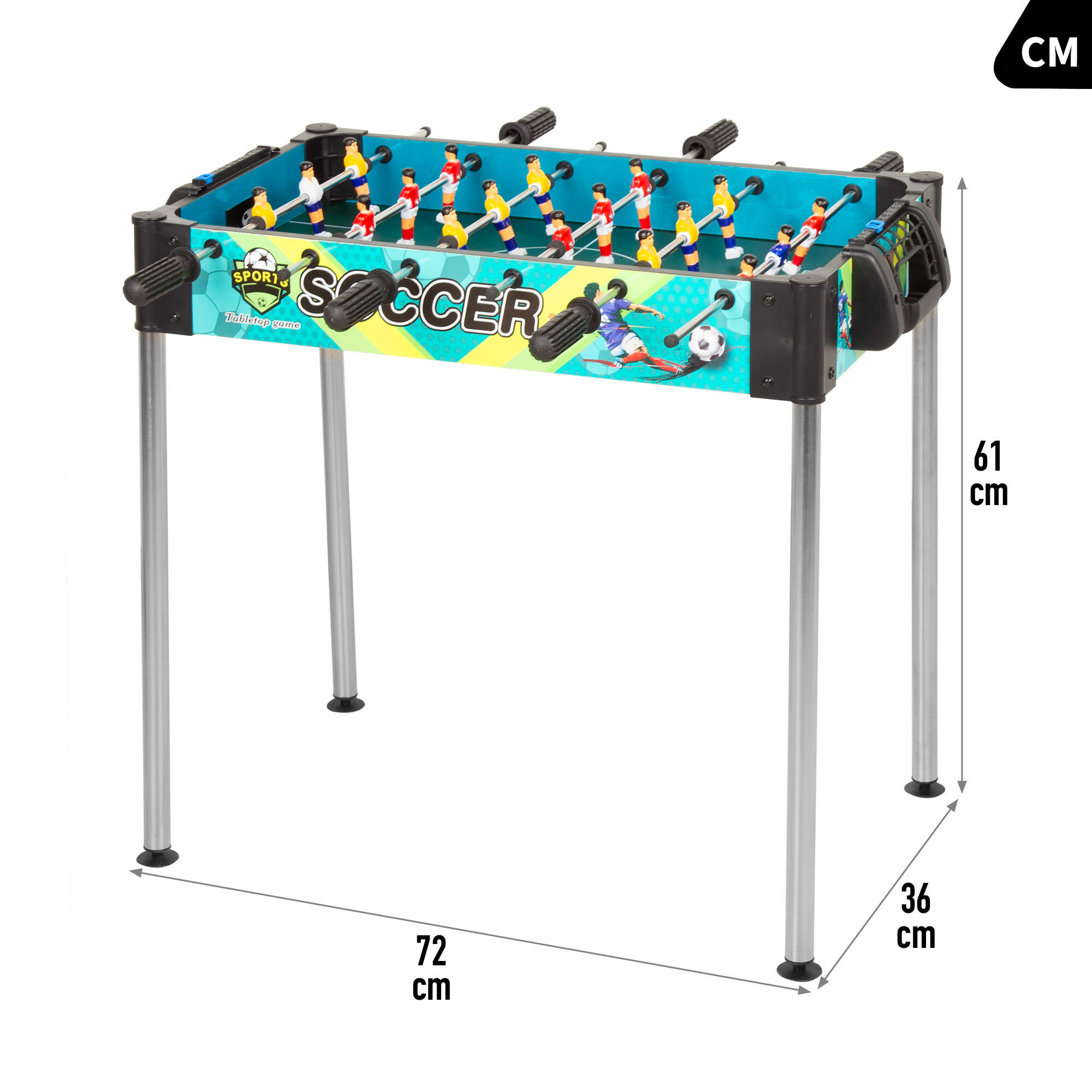 Calcio balilla 72X36X61 cm CB Games 4/7