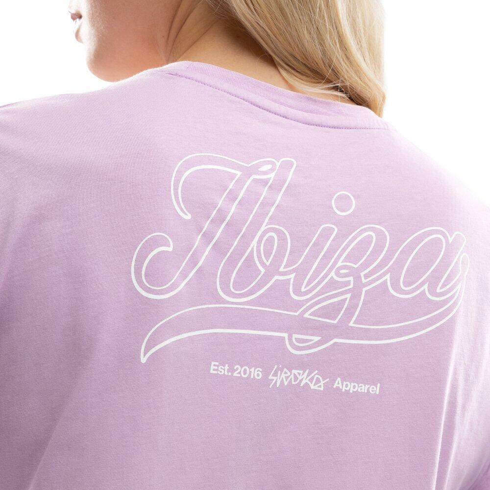 T-shirt ample crop top femme Lifestyle IBZ Eivissa Lilac Pourpre 5/7
