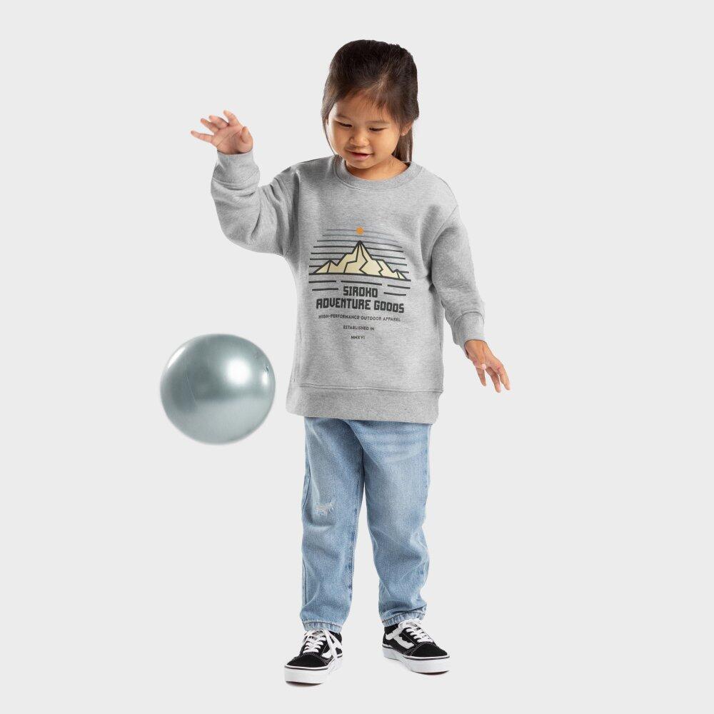 Sudadera de cuello redondo niña lifestyle Niños y Niñas Progress-G Gris 4/7