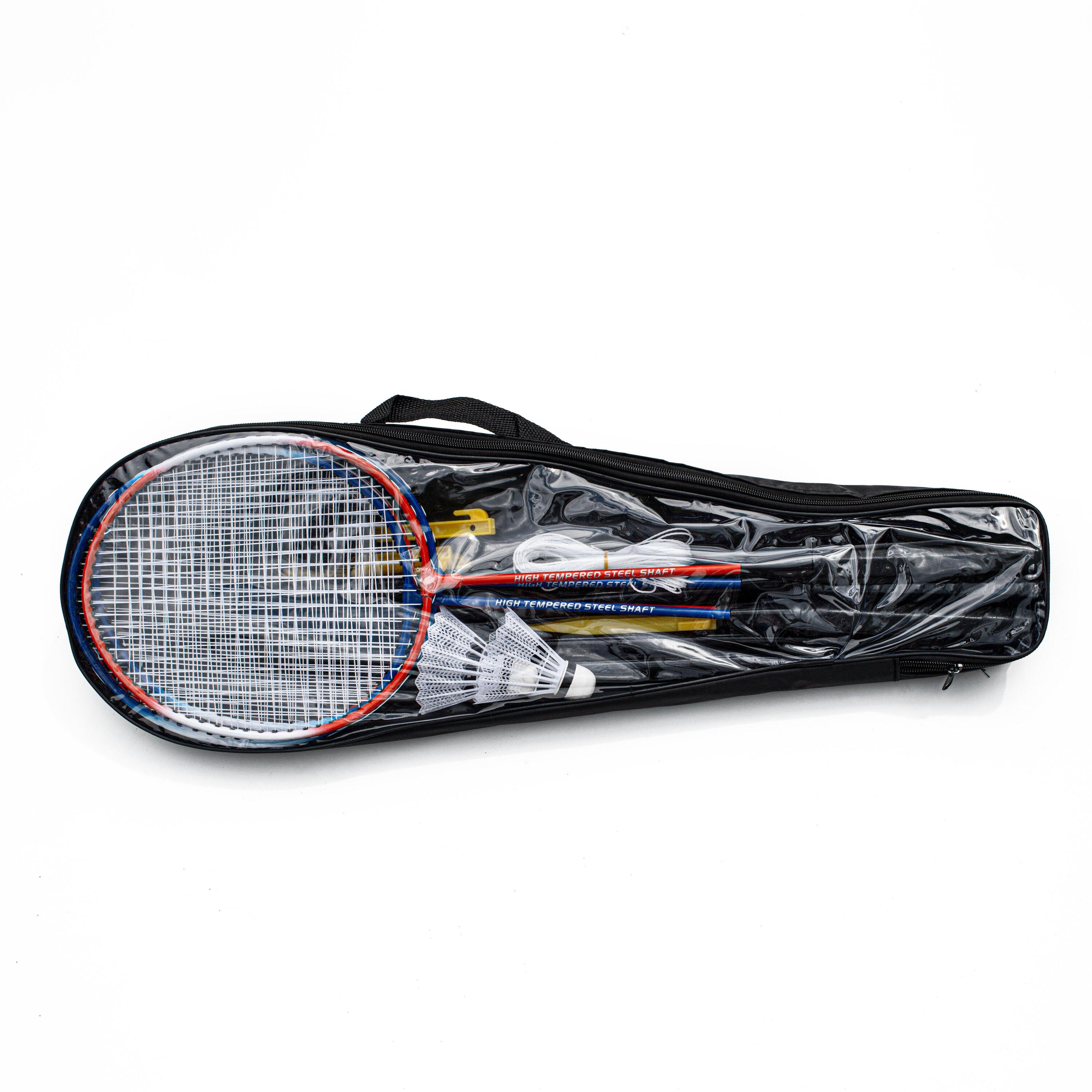 Badmintonový set - 4 rakety, síť a míčky 2/7