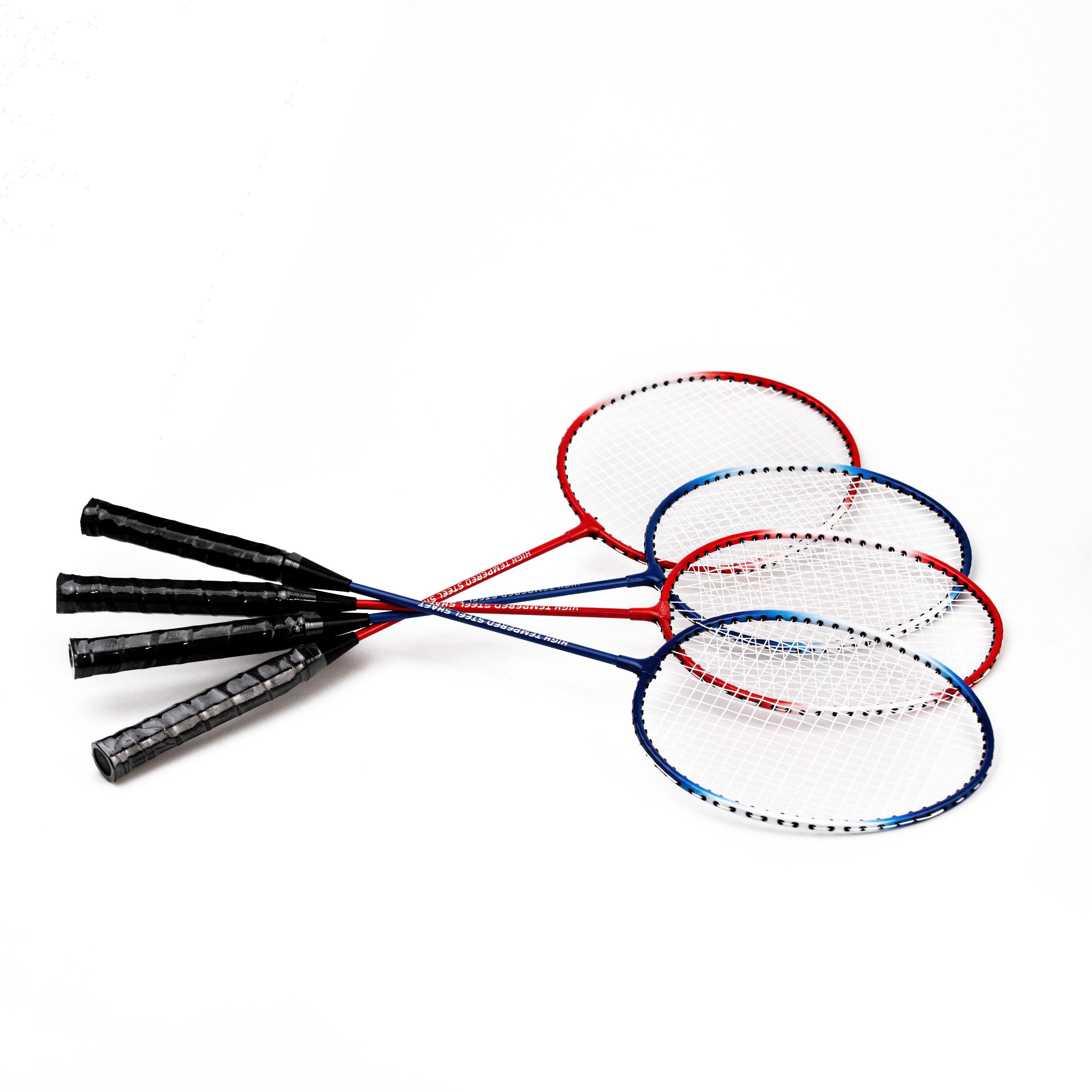 Badmintonový set - 4 rakety, síť a míčky 4/7