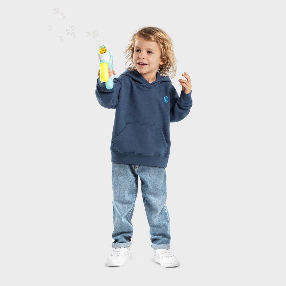 Kinder Lifestyle Kapuzenpullover Jungen Band Blau 4/7