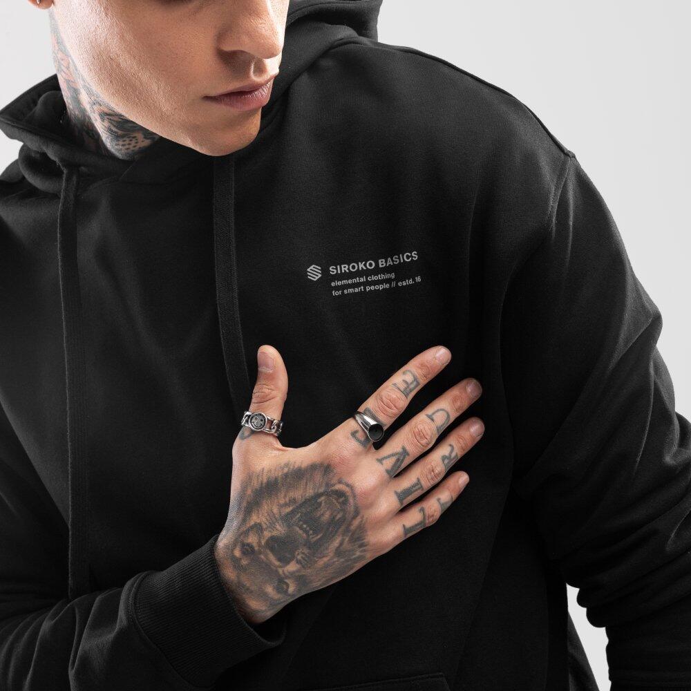 Herren Lifestyle kapuzenpullover Panther Schwarz 5/7