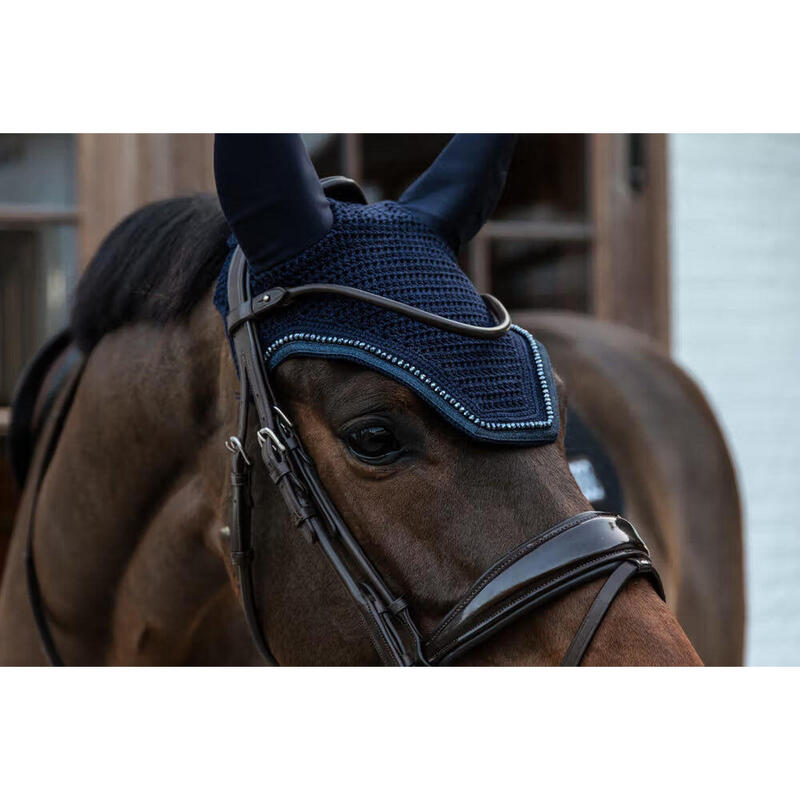 Kentucky Oornetje Wellington Glitter Band Zwart -