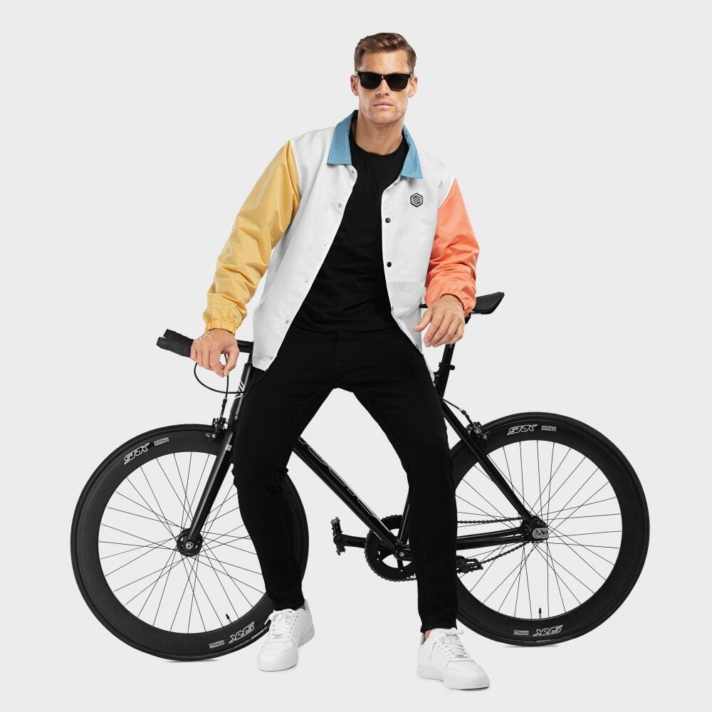 Veste coach homme Lifestyle Mentawai Blanc 4/7