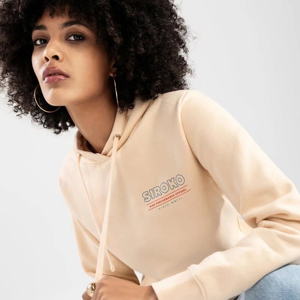 Sweat à capuche femme Lifestyle Bliss-W Beige 5/7