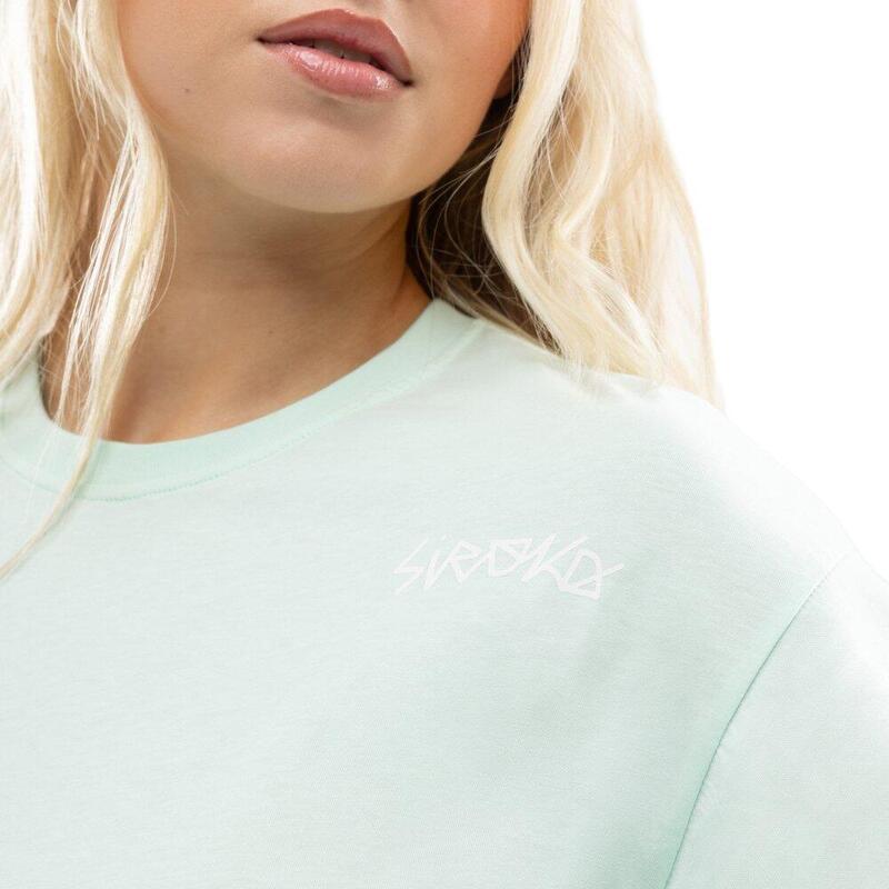 Dámský crop top volného střihu IBZ Eivissa Water Green