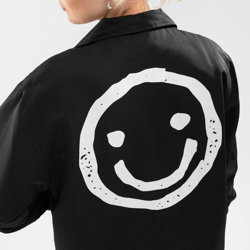 Jachetă coach pentru femei Black Moon-W Negru