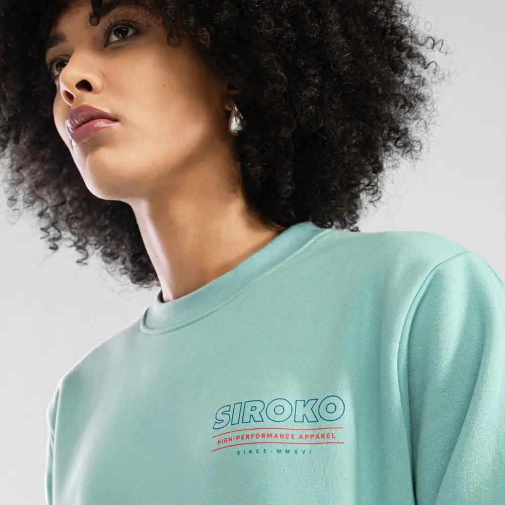 Sudadera de cuello redondo mujer lifestyle Believe-W Verde 4/8