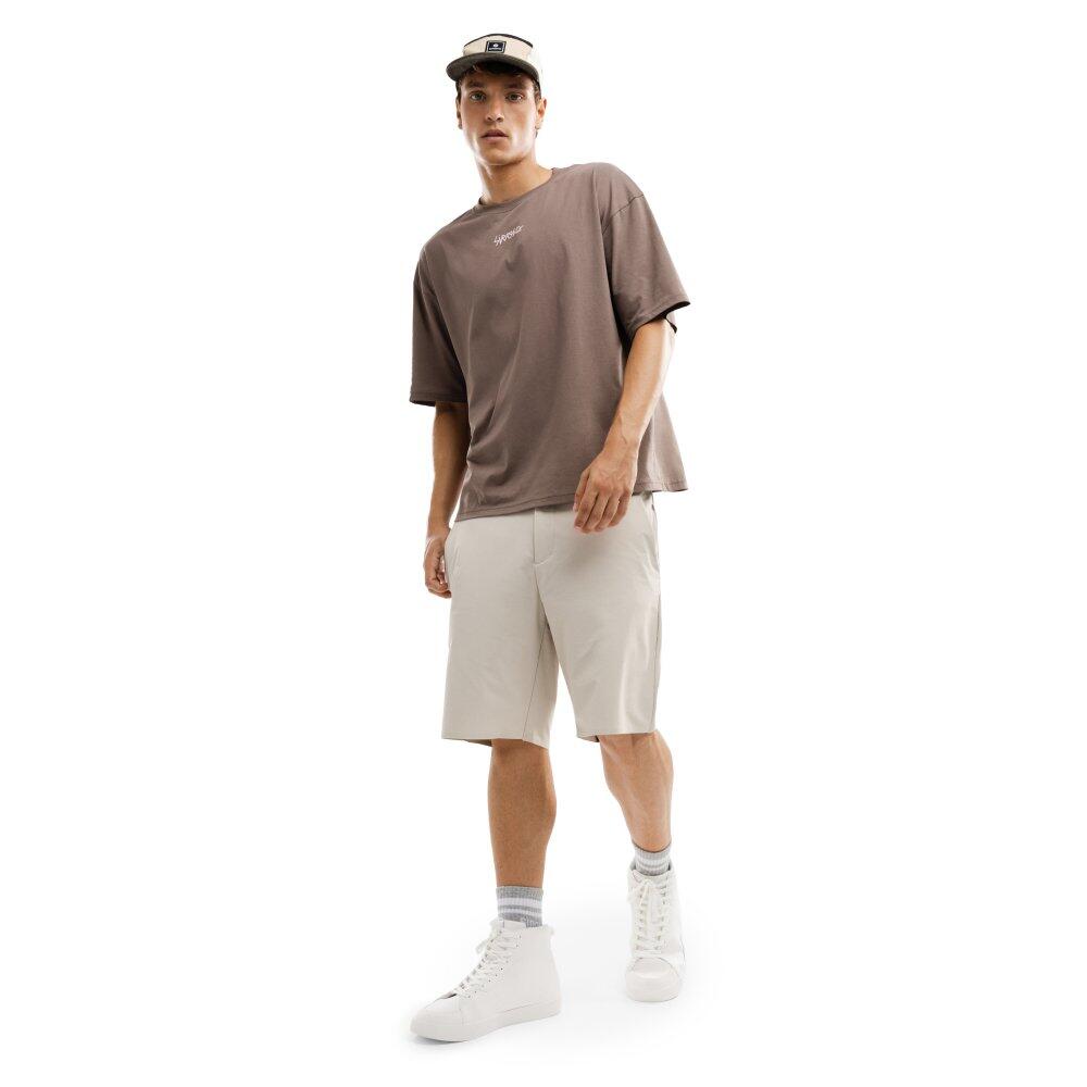Camiseta holgada hombre Ibiza lifestyle IBZ Ibi Brown Marrón 3/6