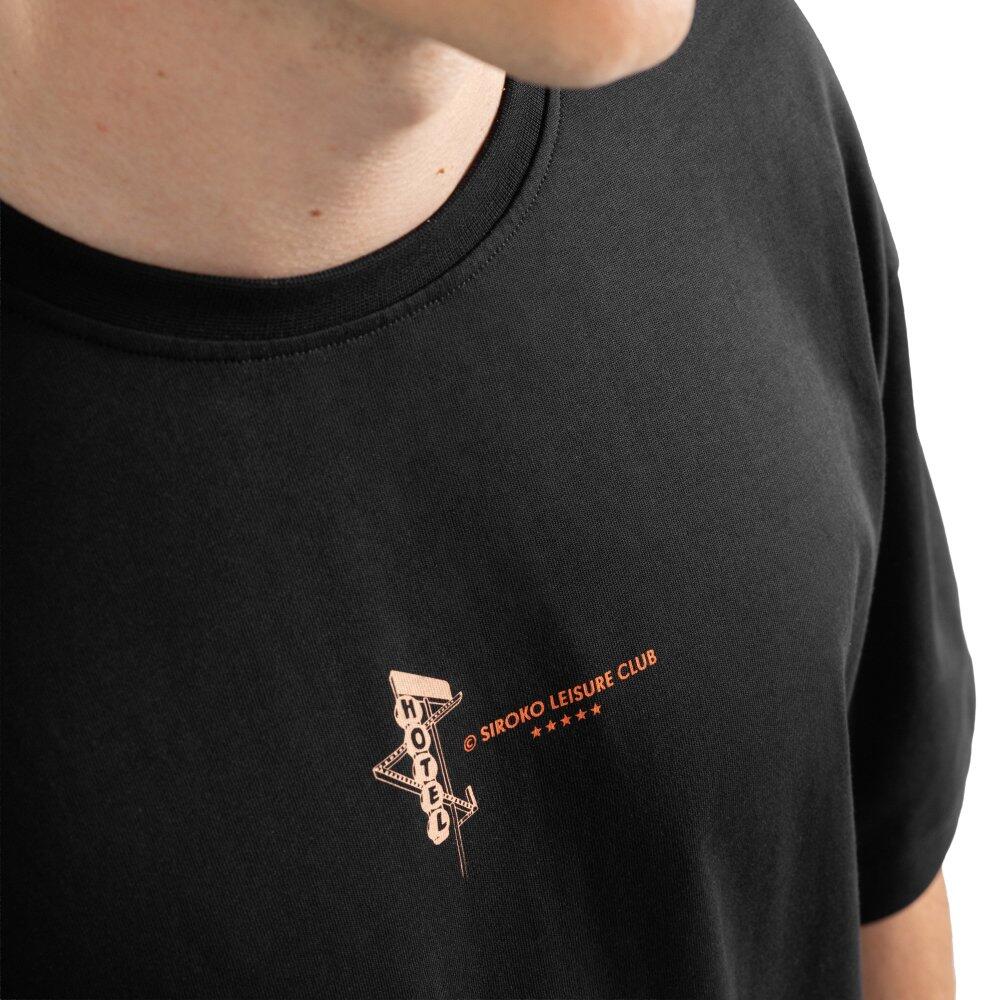 Camiseta manga corta algodón orgánico hombre lifestyle Refresh Black Negro 5/7
