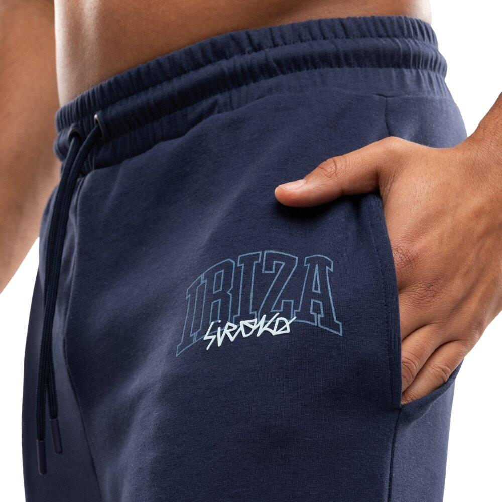 Pantalón deporte largo hombre Ibiza lifestyle IBZ Fondo Stone Blue Azul 5/7