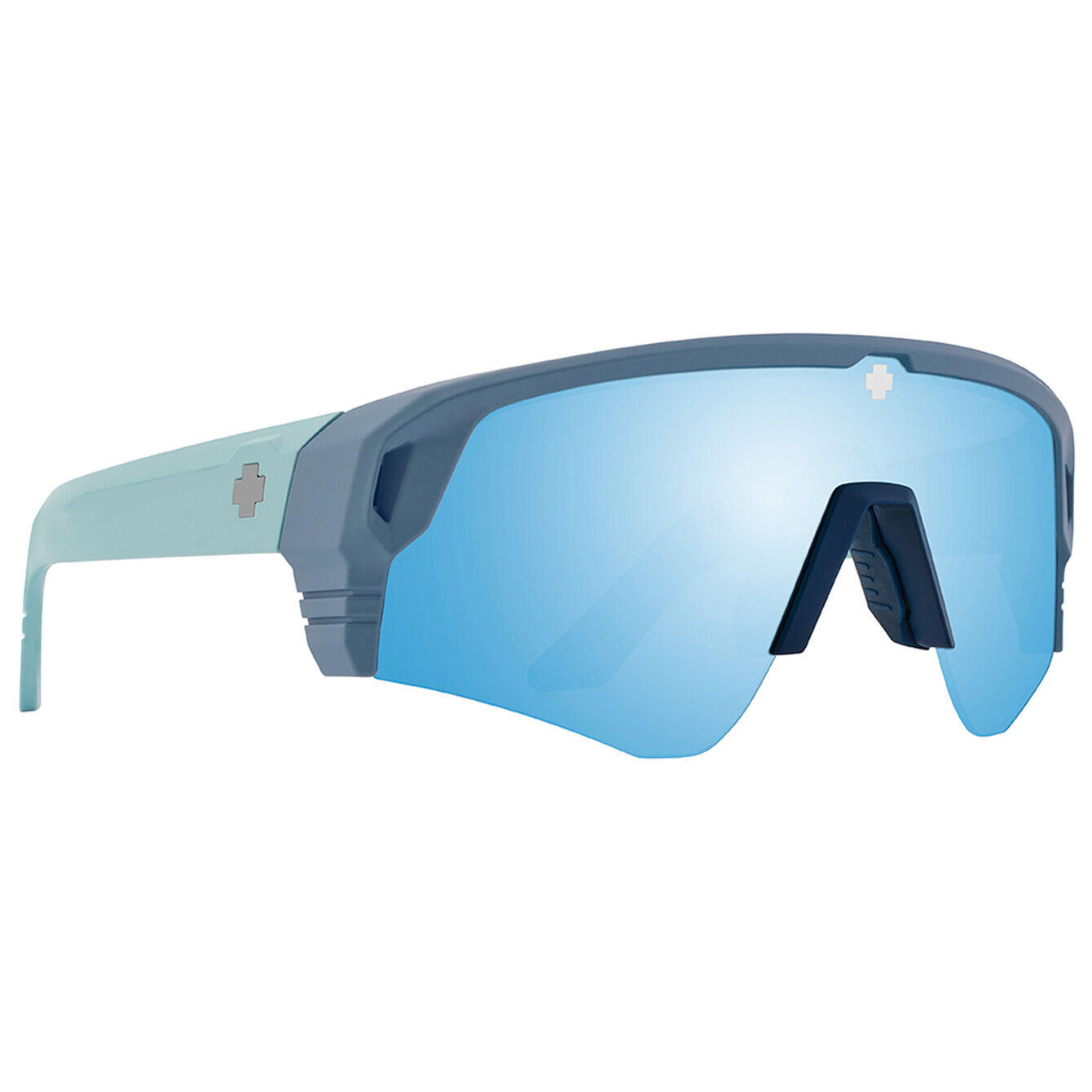 Spy - Monolith Speed Matte Slate Blue Soft Blue - Happy Boost Polar Ice Blue Mirror - Lunettes De Soleil - Bleu - Taille Unique - Decathlon