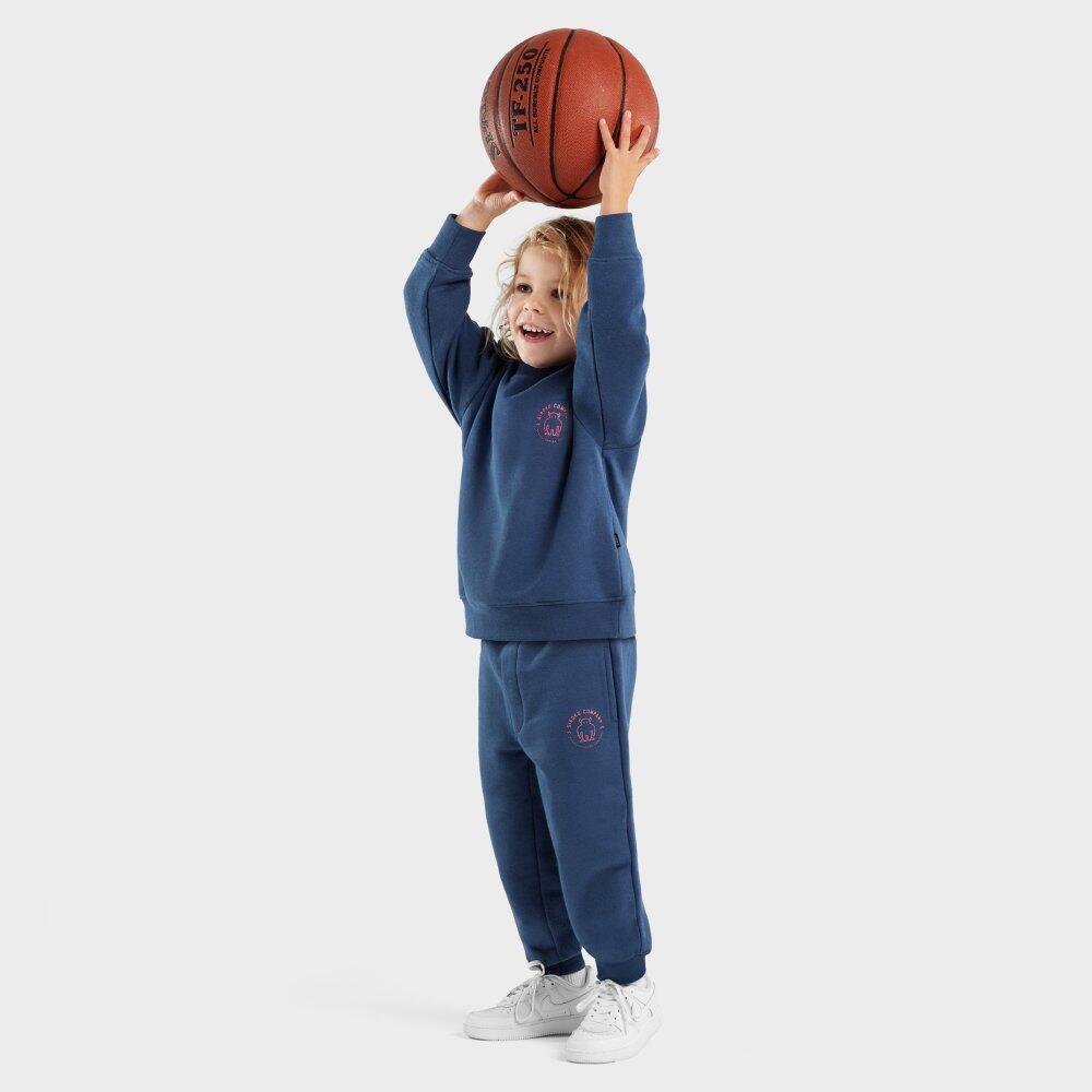 Pantalón de chándal niño lifestyle Niños y Niñas Boo Azul 4/7
