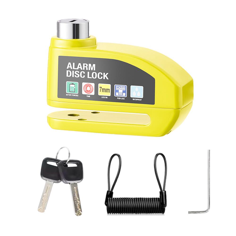 Cadenas "Alarm Disk Lock" jaune 2/3