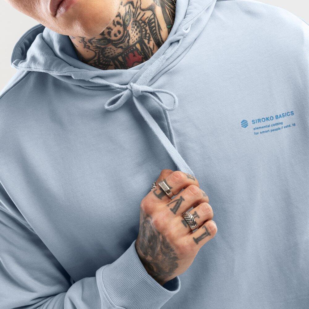 Herren Lifestyle kapuzenpullover Splash Electric Blue 4/7