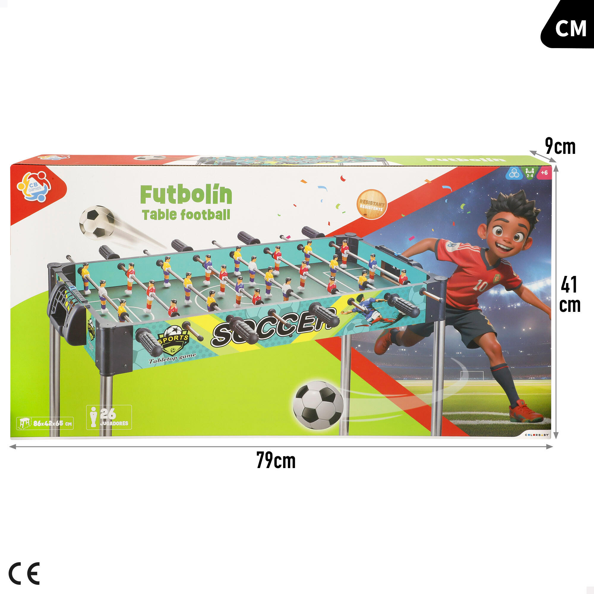 Calciobalilla 86X42X65 cm CB Games 7/7