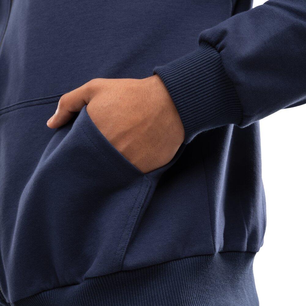 Felpa in tessuto scuba con cappuccio e zip lunga da uomo Lifestyle IBZ Mares Sto 5/7