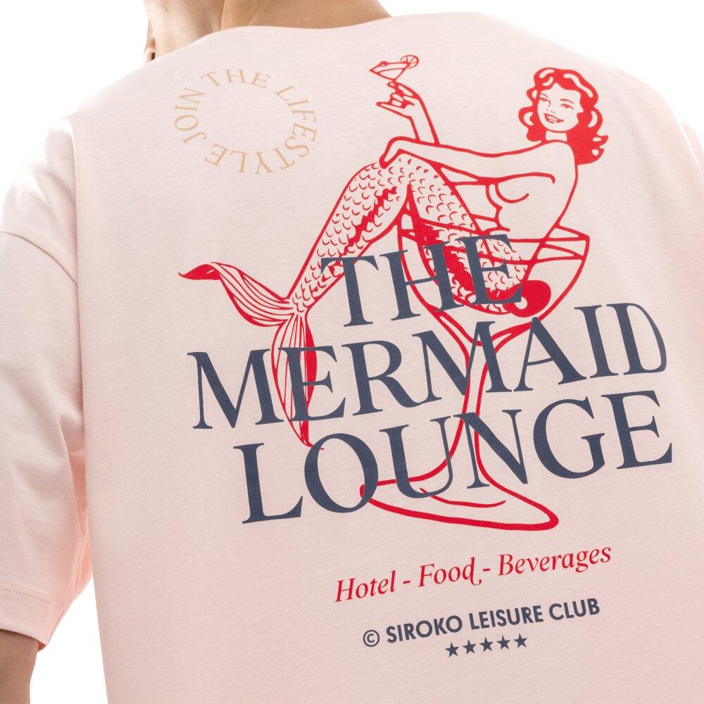 T-shirt manches courtes coton bio homme Lifestyle Naiad Pink Rose 5/7