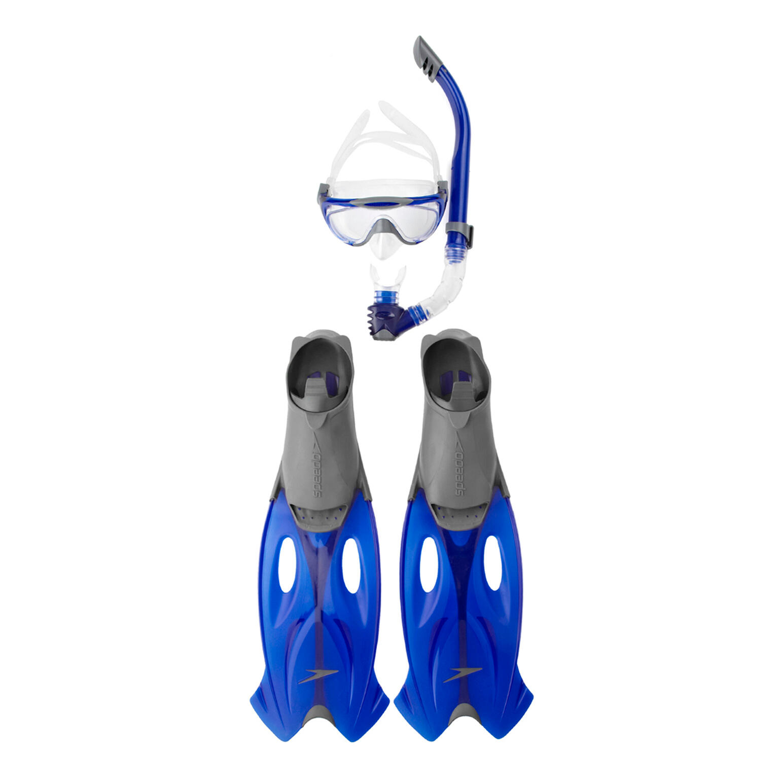 Speedo - Kit De Plongée Snorkel Speedo Glide - Kit De Snorkeling - Blanc|bleu - 43/46 - Decathlon