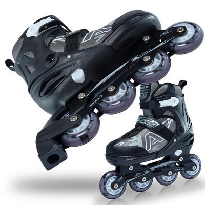 Patines en línea Apollo Champion – talla ajustable con ruedas LED
