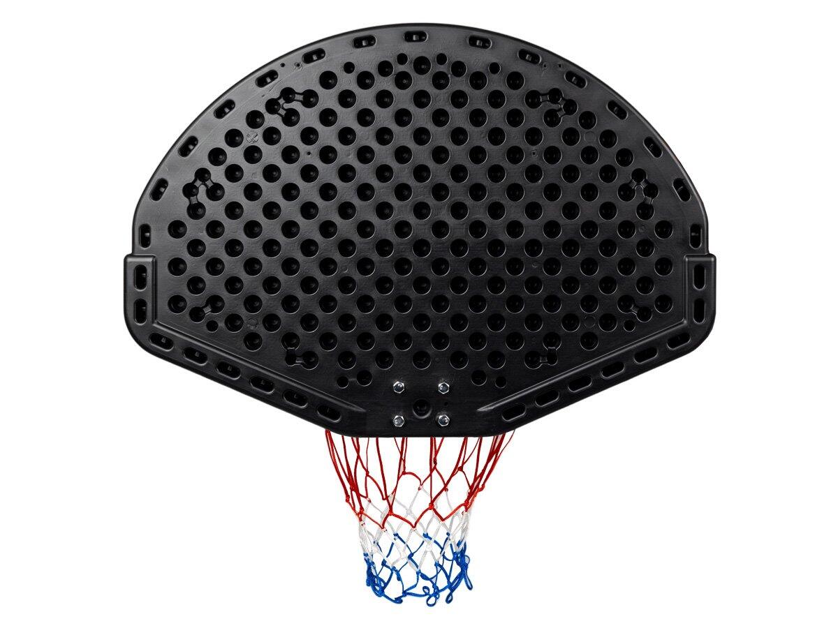 Basketbalový koš s deskou - 80 x 56 cm, se sítí 3/5