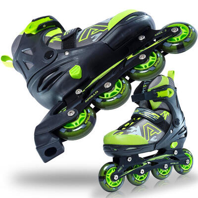 Patines en línea Apollo Champion – talla ajustable con ruedas LED