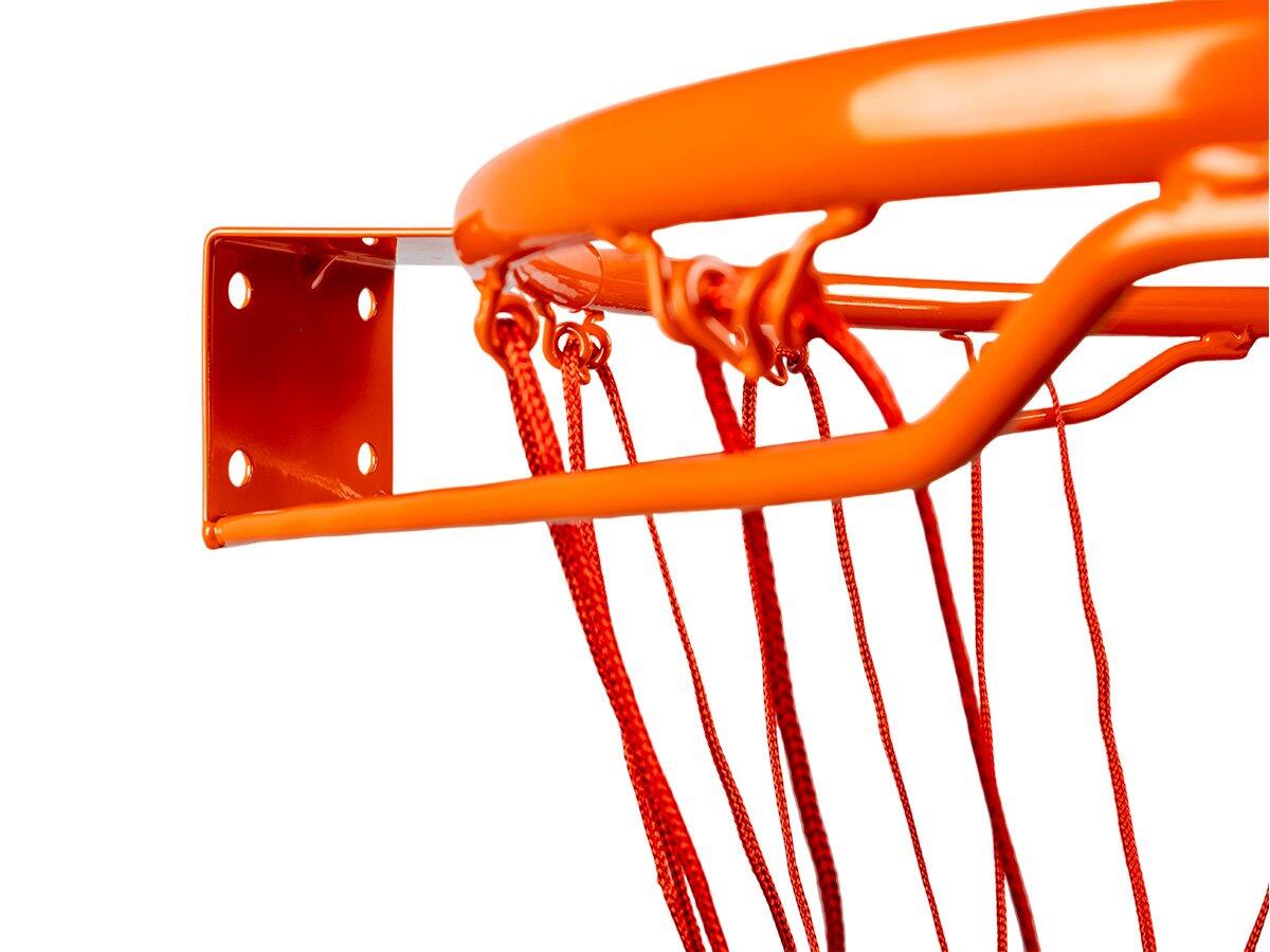 Basketbalový koš s deskou - 80 x 56 cm, se sítí 4/5