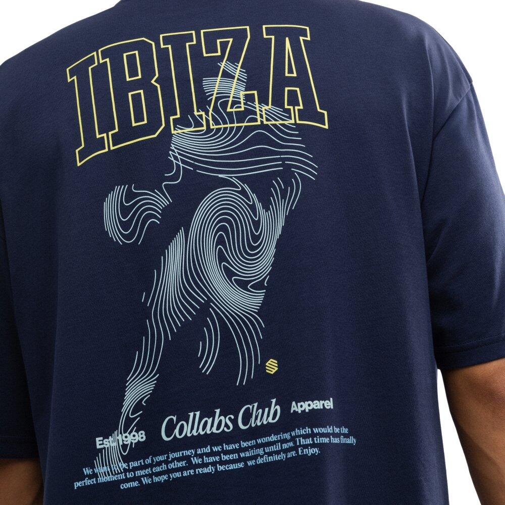 T-shirt ample homme Lifestyle IBZ Ibi Blue Stone Bleu 5/6