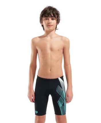 Arena Sea Water Short de Bain Enfants - Noir / Bleu Ciel | 12-13