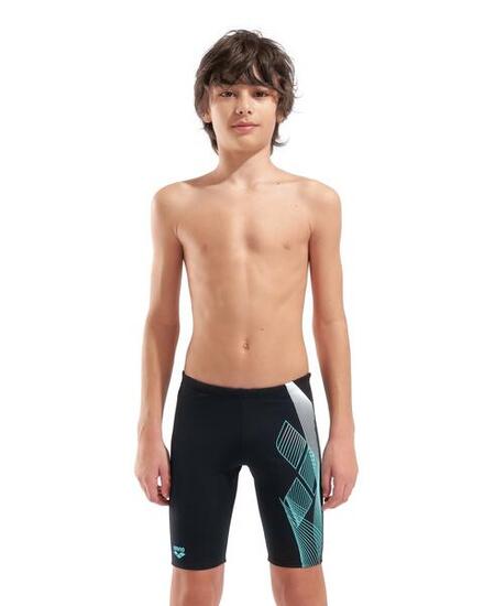 Arena Sea Water Short de Bain Enfants - Noir / Bleu Ciel | 12-13
