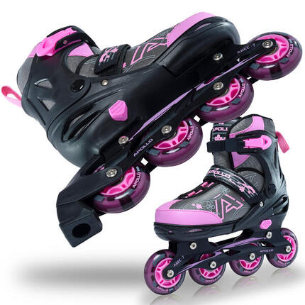 Patines en línea Apollo Champion – talla ajustable con ruedas LED