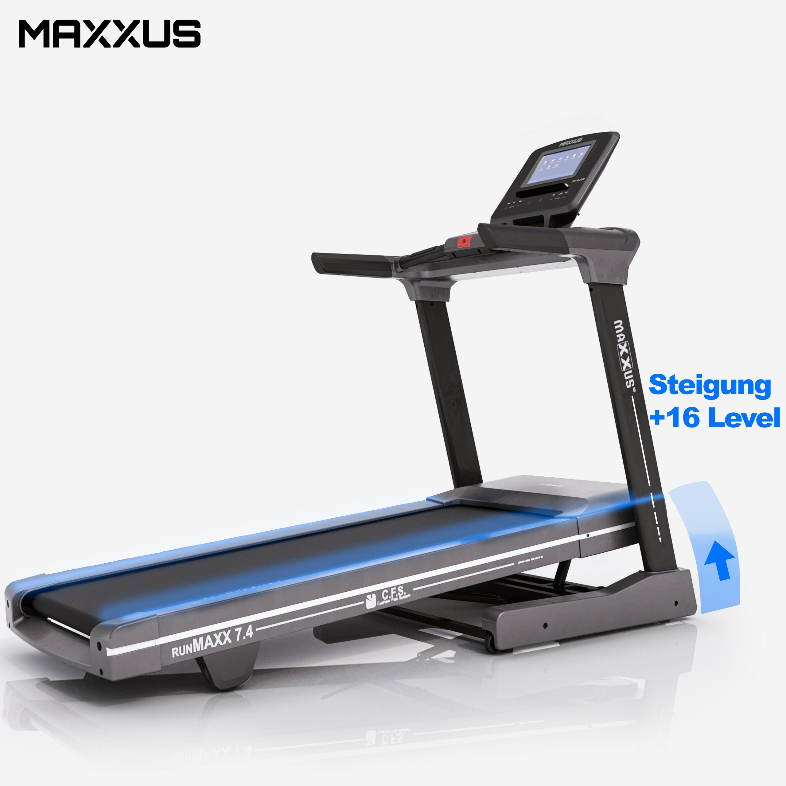 Tapis roulant MAXXUS RunMaxx 7.4 pieghevole 140x51 cm 20 km/h 5/7