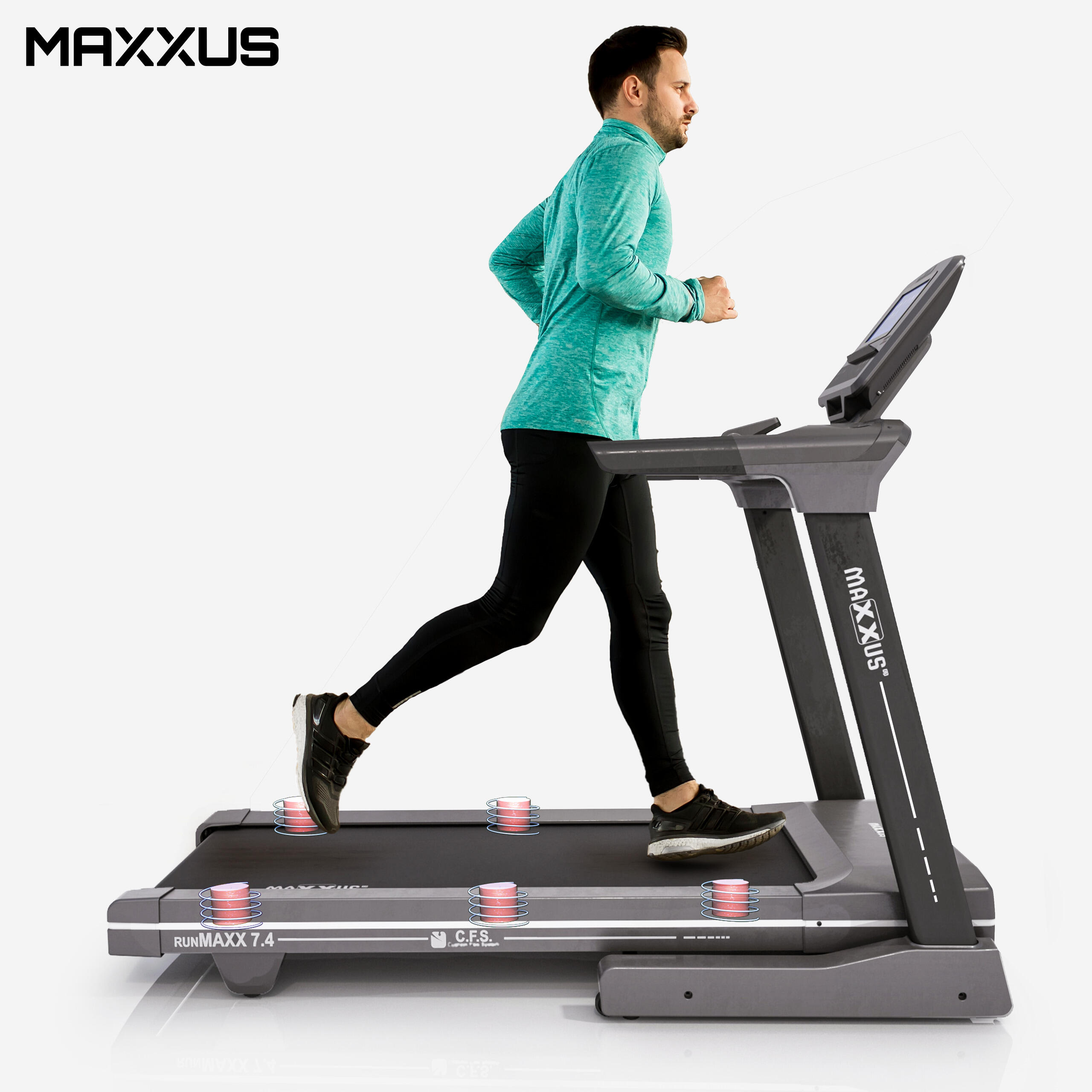Tapis roulant MAXXUS RunMaxx 7.4 pieghevole 140x51 cm 20 km/h 7/7