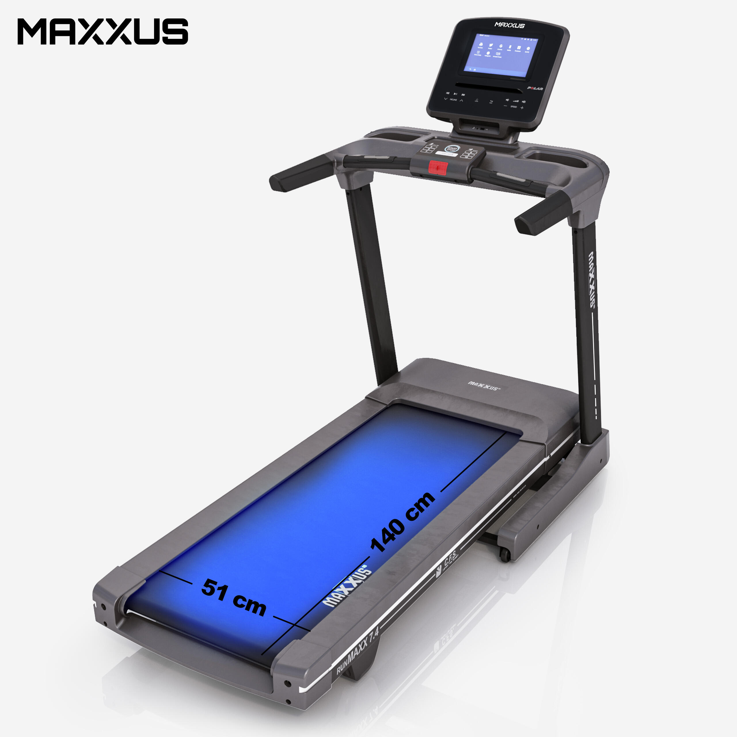Tapis roulant MAXXUS RunMaxx 7.4 pieghevole 140x51 cm 20 km/h 6/7