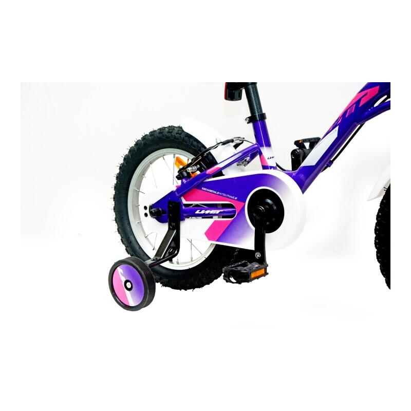 BICICLETA INFANTIL ALICE VIOLET DE 14 POLEGADAS 3/4