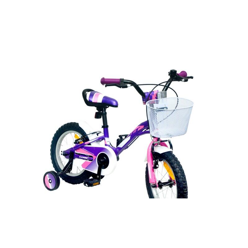 BICICLETA INFANTIL ALICE VIOLET DE 14 POLEGADAS 2/4