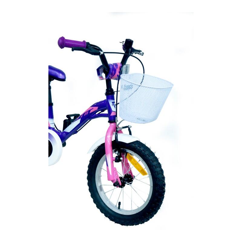 BICICLETA INFANTIL ALICE VIOLET DE 14 POLEGADAS 4/4