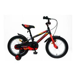 Vélo enfant Casper 16" gris-rouge