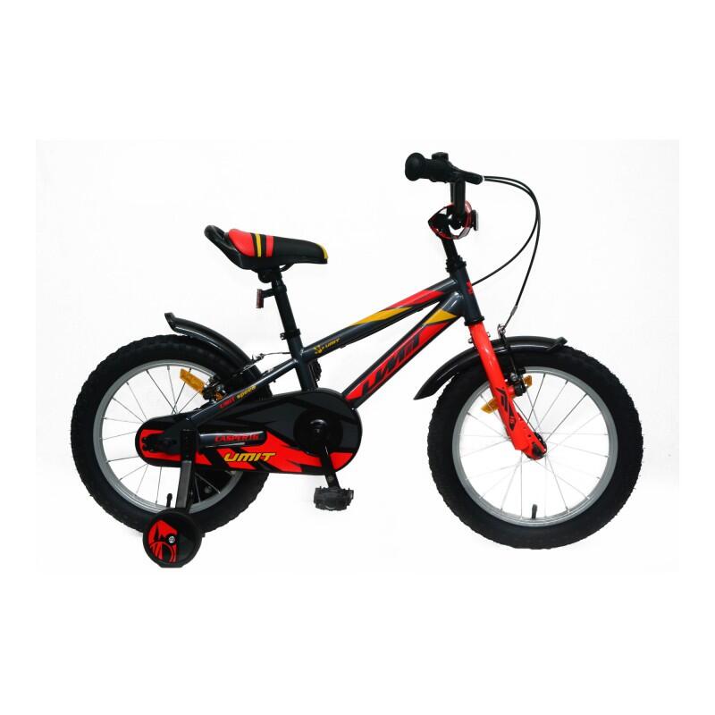 Umit - Vélo Enfant Casper 16" Gris-rouge - Vélo Enfant - Gris|rouge - Decathlon